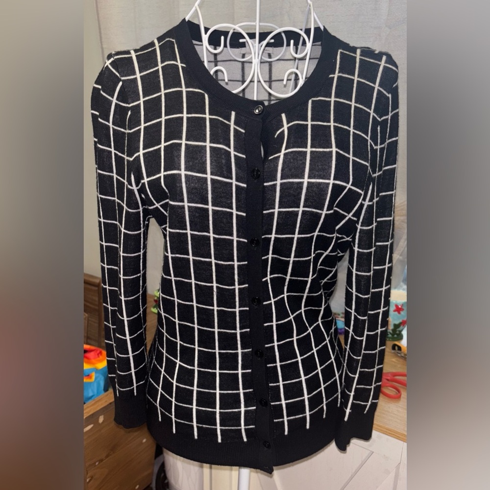 Halogen Button Down Cardigan Size Small - image 1